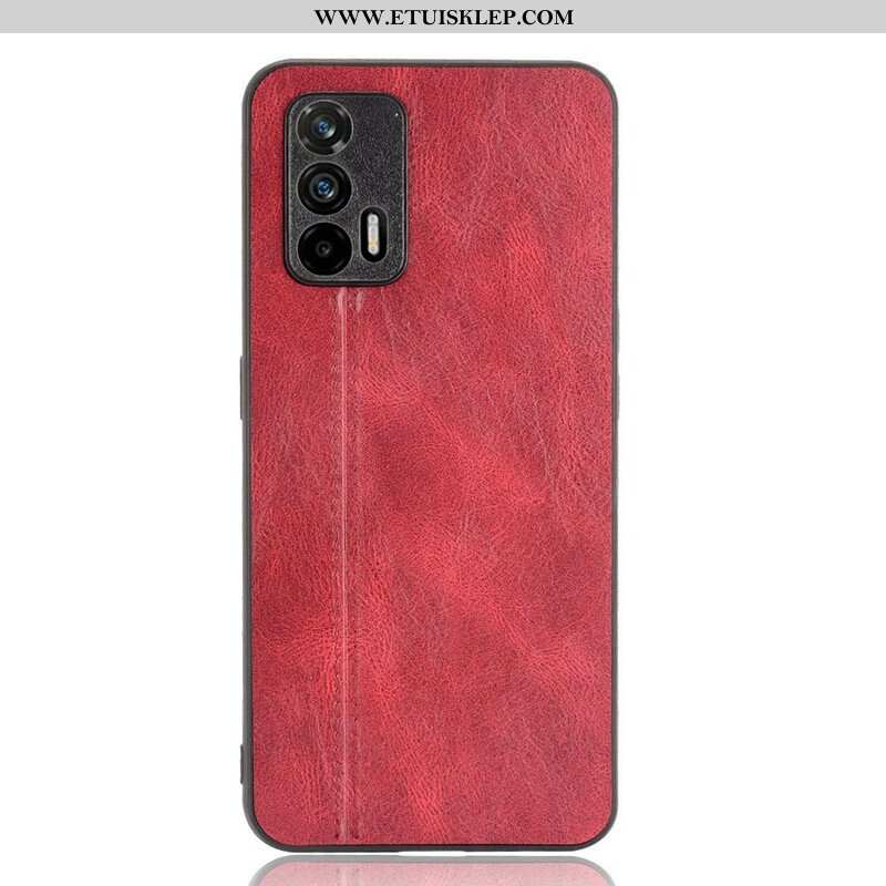 Etui do Realme GT 5G Stylowe Skórzane Szwy